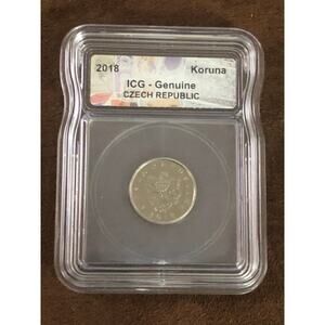 2018 ICG-Genuine CZECH REPUBLIC COIN